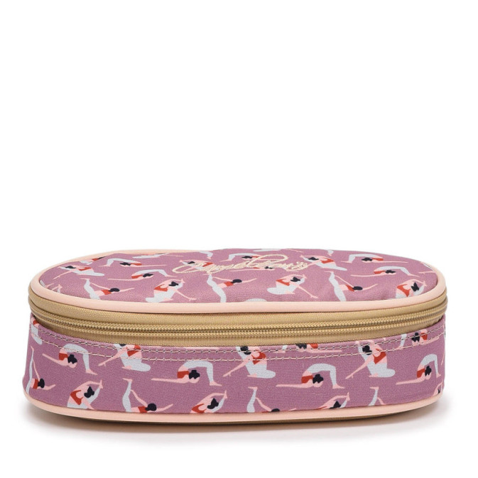 Chameleon Oval Pencil Case Vintage Fantasy Pink Girl