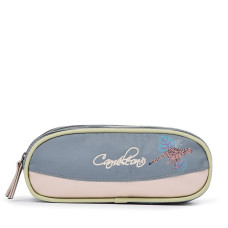 Chameleon Double Vintage Fantasy Green Jungle Pencil Case