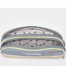 Chameleon Double Vintage Fantasy Green Jungle Pencil Case