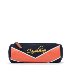 Chameleon Simple Vintage Urban Navy Badges Pencil Case