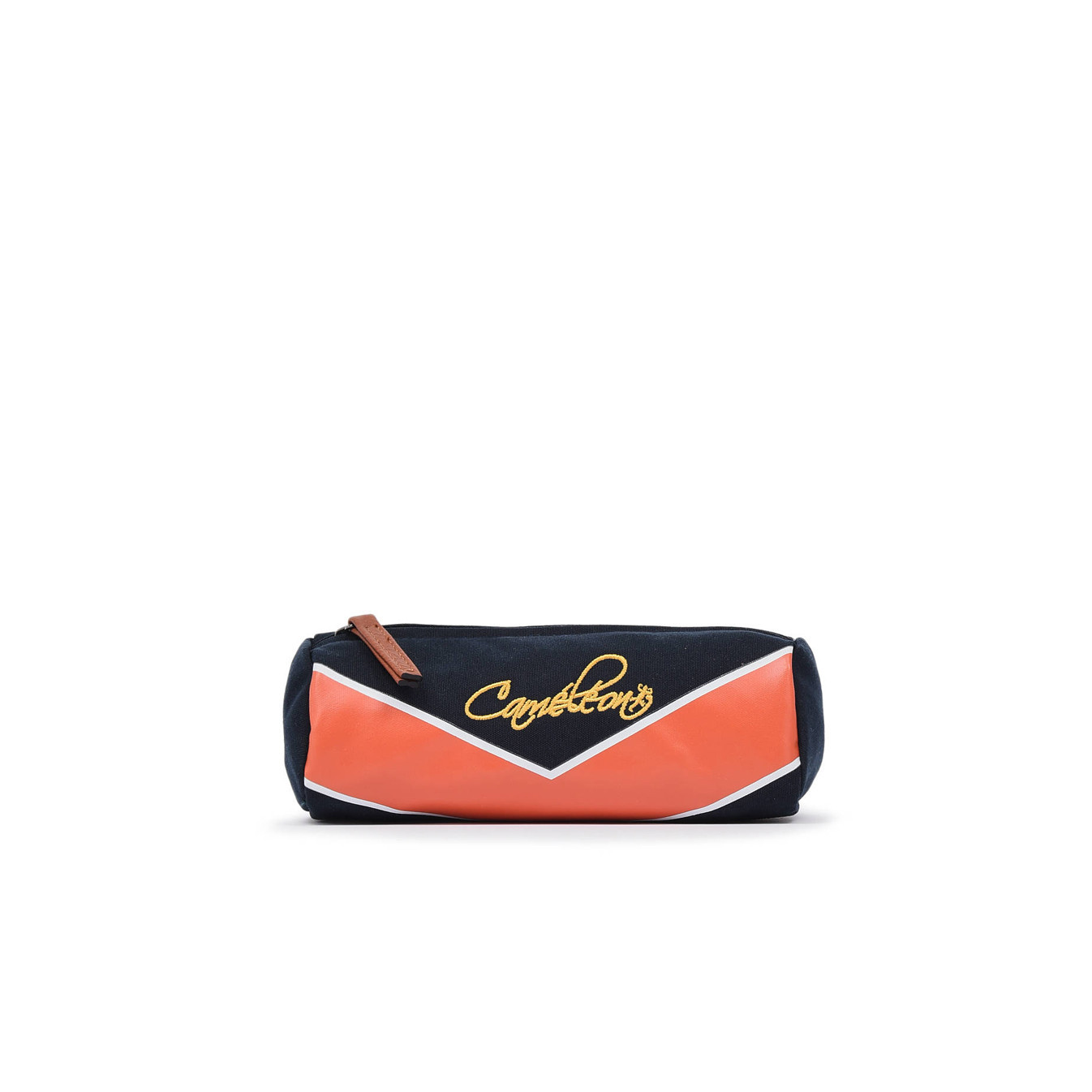 Chameleon Simple Vintage Urban Navy Badges Pencil Case