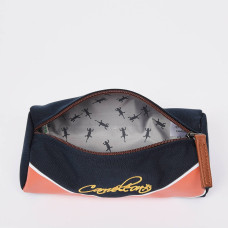 Chameleon Simple Vintage Urban Navy Badges Pencil Case