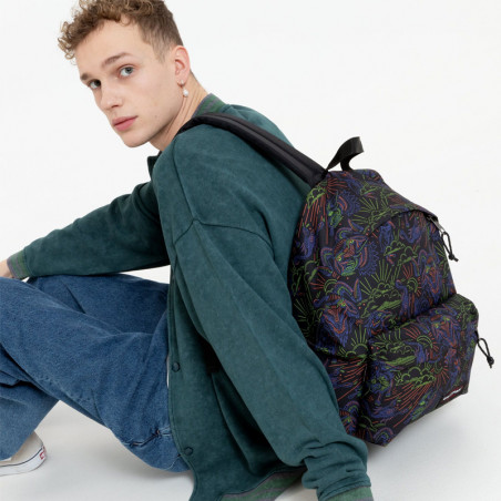Eastpak Padded Pak'R Backpack U46 Neon Print Black