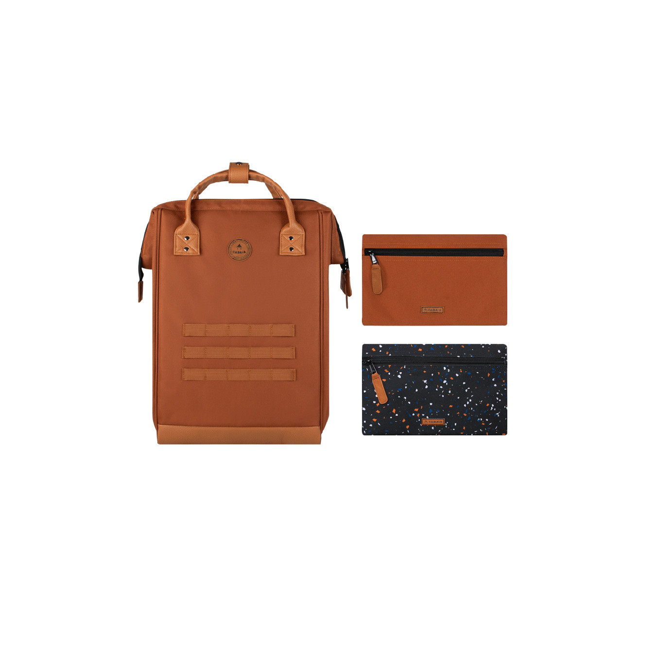 Cabaia Large Turin Backpack 15" Brown