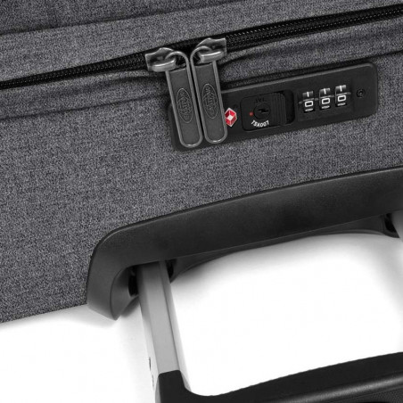 Eastpak Transit'r S Cabin Wheeled Soft Travel Bag 77h Black Denim