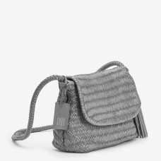 Biba Perkins Sac Bandoulière en Cuir Tressé PER2L Negro
