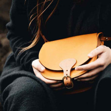 Bleu de Chauffe Diane M Honey Satchel