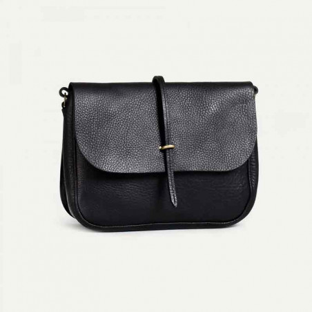 Bleu de Chauffe Sac Postier Pastel Noir