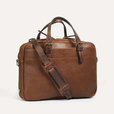 Bleu de Chauffe Business Folder Bag Amber Brown