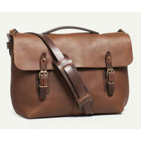 Bleu de Chauffe Besace Bag Lucien Brun Amber