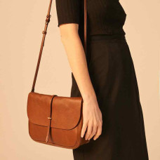 Bleu de Chauffe Postman Bag Pastel Brown Amber