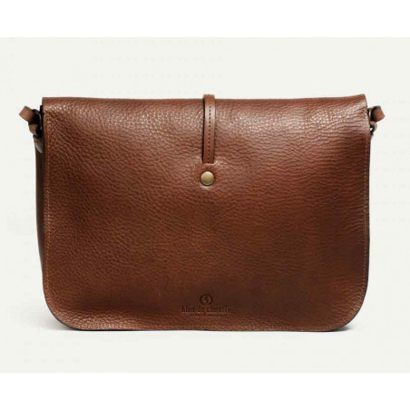Bleu de Chauffe Postman Bag Pastel Brown Amber