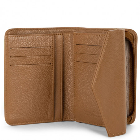 Lancaster Foulonne Double Wallet Back to Back 170-29 Camel