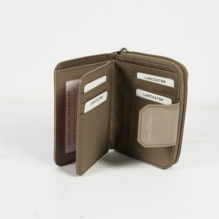 Lancaster Basic Verni Portefeuille 104-14 Galet ouvert
