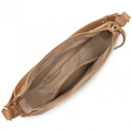 Lancaster Dune Hobo Bag 529-77 Camel
