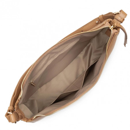 Lancaster Dune Large Hobo Bag 529-78 Camel