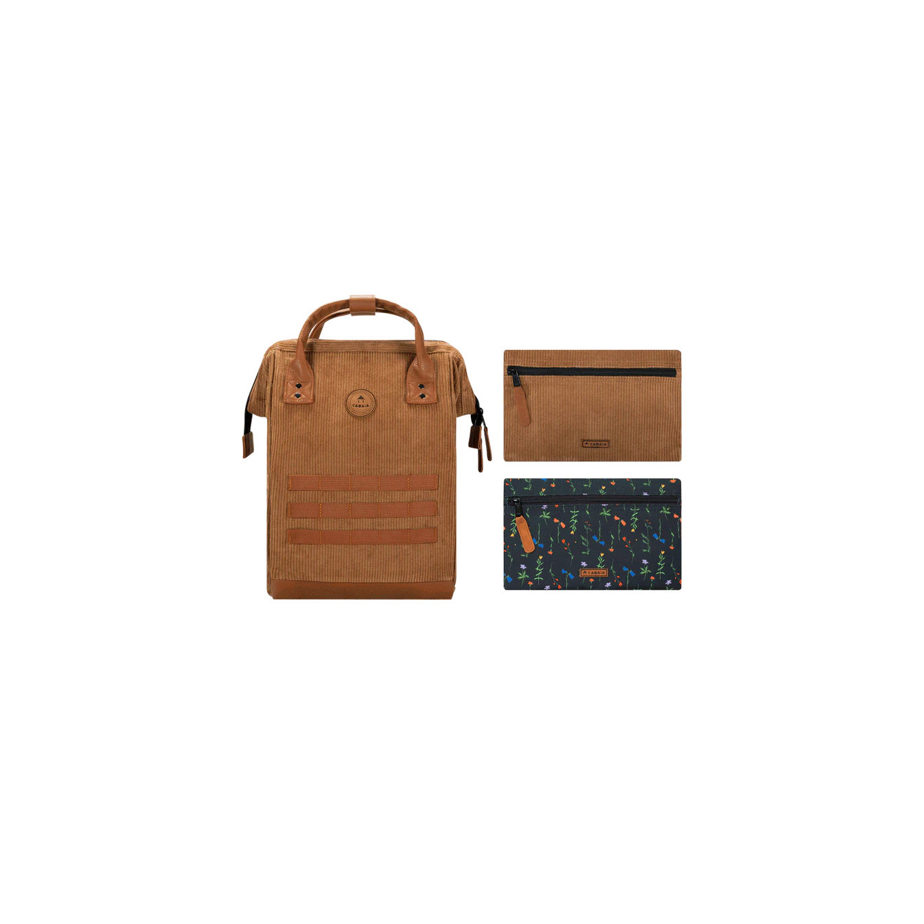 Cabaïa Medium Dubai Backpack 13" Brown