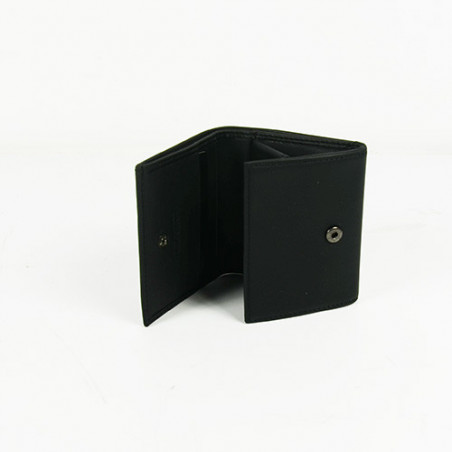 Lancaster Capital Homme Porte Monnaie 128-10 Noir ouvert