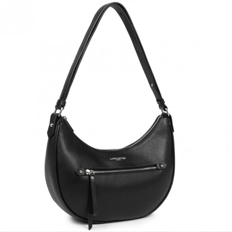 Lancaster Firenze Sac Besace 480-002 Noir de profil