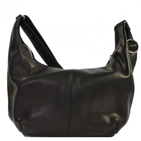 Ateliers Fourès Complice Small Zippered Hobo Bag C300 Black