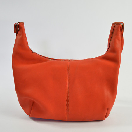 Fourès Workshops Complice Small Zippered Bag Léto C300 Confite Orange