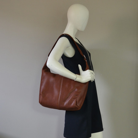 Ateliers Fourès Complice Large Zippered Bag C500 Tawny