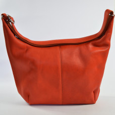 Ateliers Fourès Complice Large Zippered Bag C500 Confite Orange