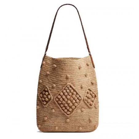 Gérard Darel Josie Tote Bag GD Raffia Rope
