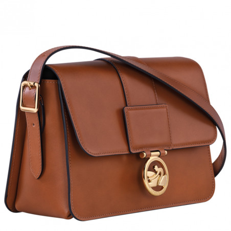 Longchamp Box-Trot Crossbody Bag Cognac