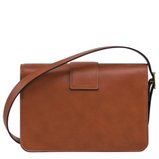 Longchamp Box-Trot Sac Porté Travers M Cognac