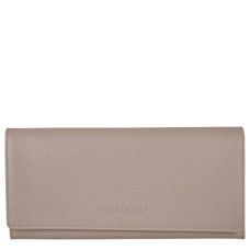 Longchamp Le Foulonné Long Wallet with Flap Turquoise