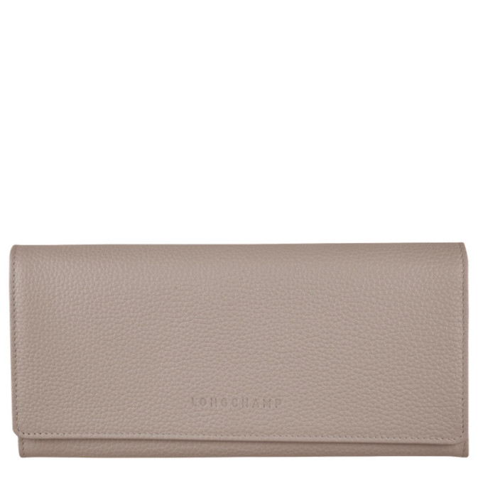 Longchamp Le Foulonné Long Wallet with Flap Turquoise