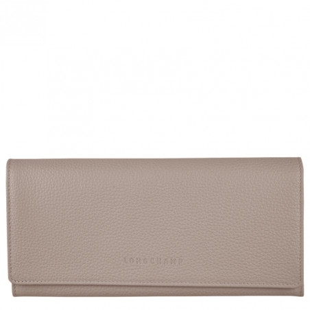 Longchamp Le Foulonné Long Wallet with Flap Turquoise