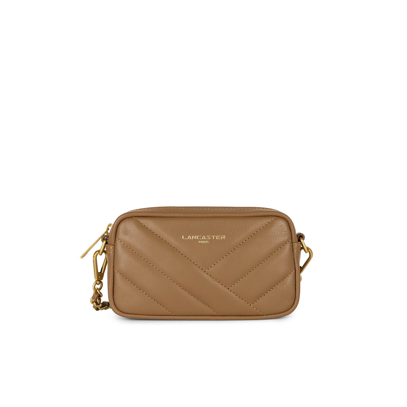 Lancaster Soft Quilted Trotteur Bag 530-36 Camel