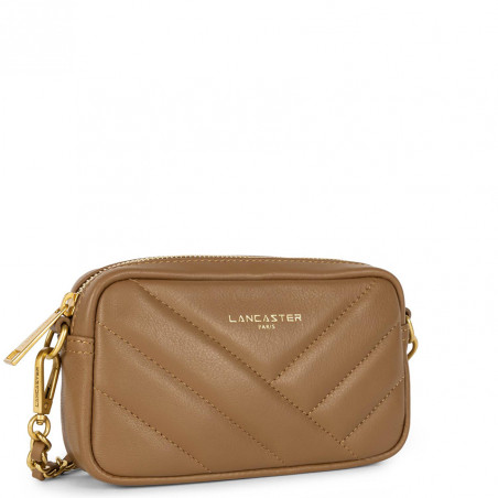 Lancaster Soft Quilted Trotteur Bag 530-36 Camel
