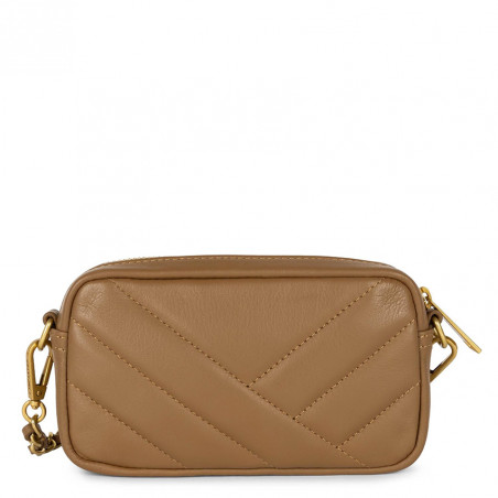 Lancaster Soft Quilted Trotteur Bag 530-36 Camel