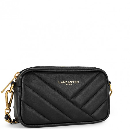Lancaster Soft Quilted Shoulder Bag 530-36 Black