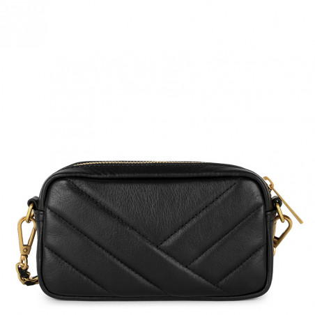 Lancaster Soft Quilted Shoulder Bag 530-36 Black
