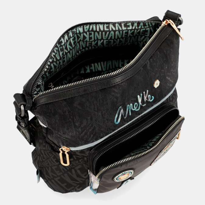 Sac Bandoulière Mini Anekke En Matériau Recyclé - Multicolore, Poche Intérieure Zippée, Pour Quotidien Ou Occasion - 11
