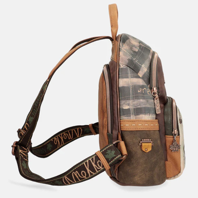 Sac à Bandoulière Anekke En Cuir Marron - Fermeture éclair - Modèle 35673-246 - Style Classique Et Pratique - 11