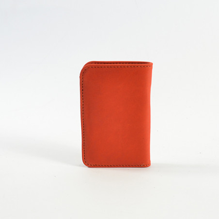 Ateliers Fourès Baroudeuse Card Holder B16 Confite Orange