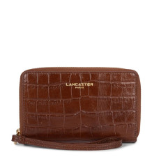 Lancaster Exotic Croco Wallet 124-12 Chestnut