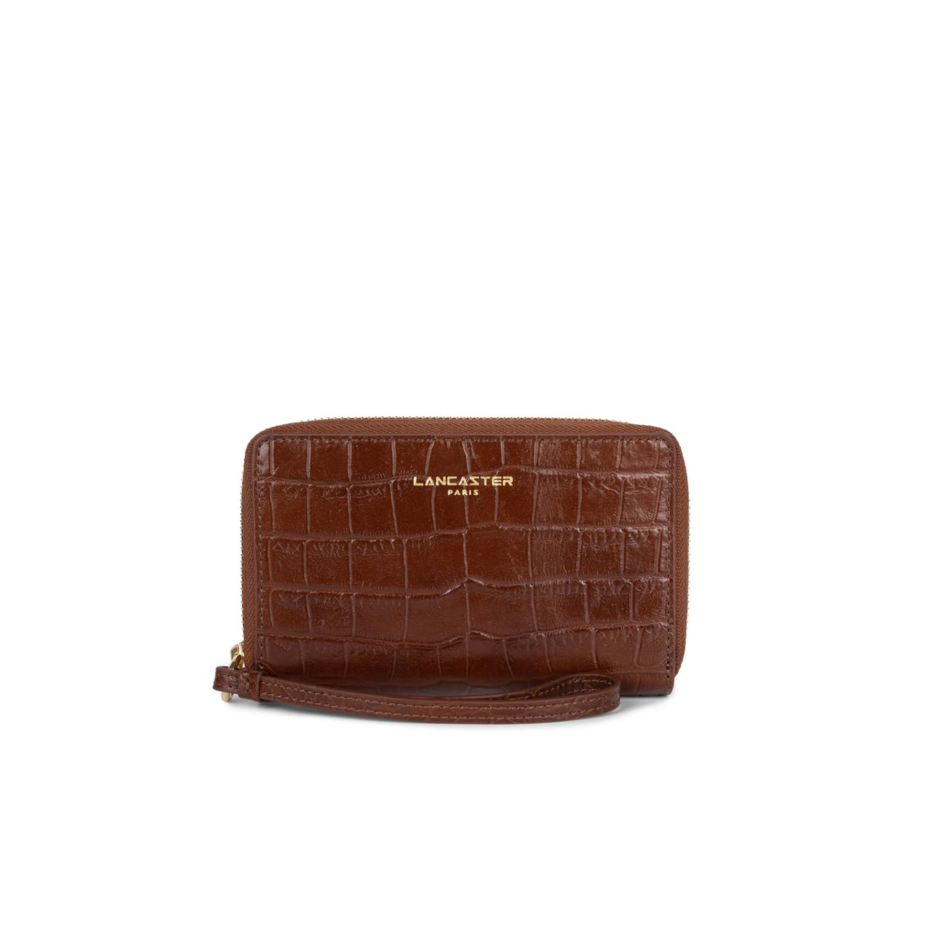 Lancaster Exotic Croco Wallet 124-12 Chestnut