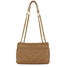 Lancaster Soft Quilted Shoulder Bag Trotteur 530-35 Camel