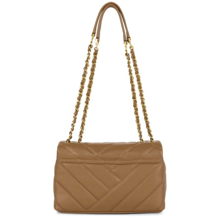 Lancaster Soft Quilted Shoulder Bag Trotteur 530-35 Camel