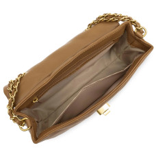 Lancaster Soft Quilted Shoulder Bag Trotteur 530-35 Camel