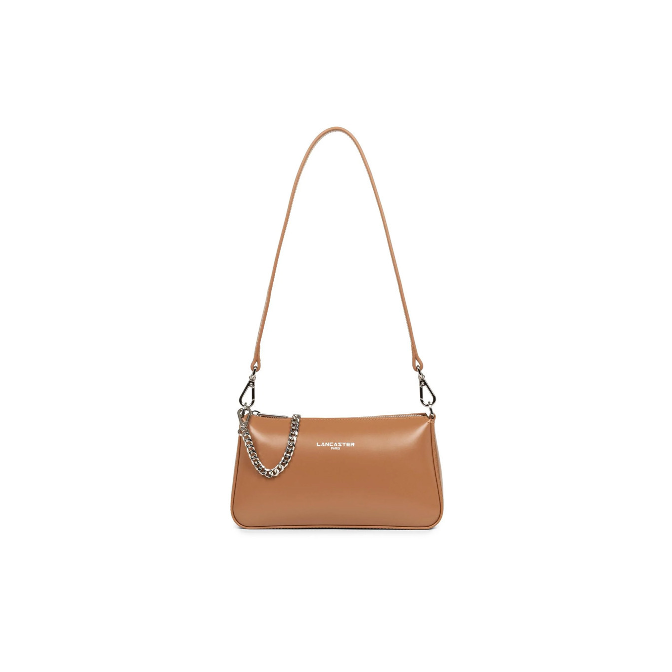 Lancaster Suave Even Baguette Satchel Trotteur 433-14 Camel