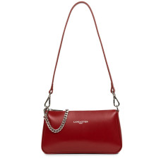 Lancaster Suave Even Baguette Shoulder Bag 433-14 Carmine