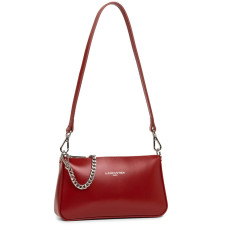 Lancaster Suave Even Baguette Shoulder Bag 433-14 Carmine