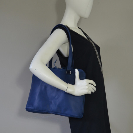 Jean Louis Fourès Baroudeuse Sac Shopping Moyen B529 Ocean porté